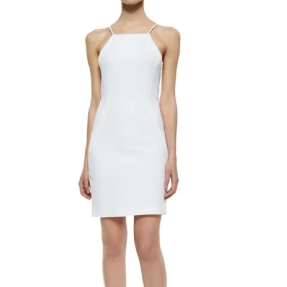 Rebecca minkoff white bodycon mini dress